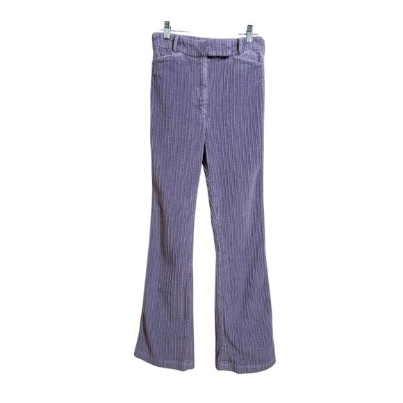 & Other Stories Women's Lilac Purple High Rise Corduroy Pants Size 4 90s Y2K - Picture 2 of 12